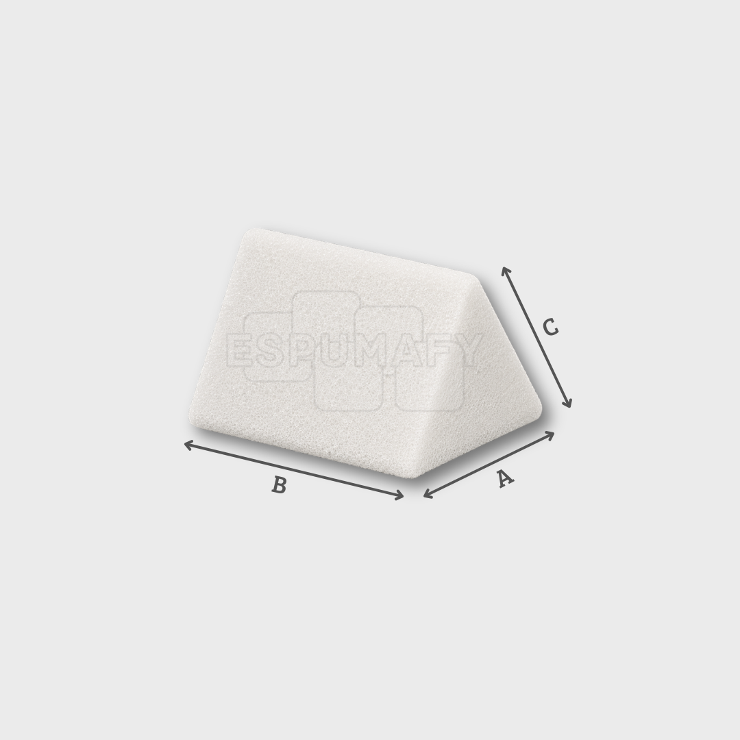 Medidas Espuma Triangular